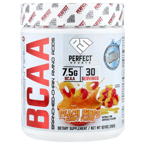 PERFECT Sports, BCAA Hyper Clear, персиковые конфеты, 310 г (10,9 унции)