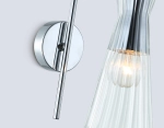 Светильник настенный LH55655 СH/CL хром/прозрачный E14 max 40W 220*90*300