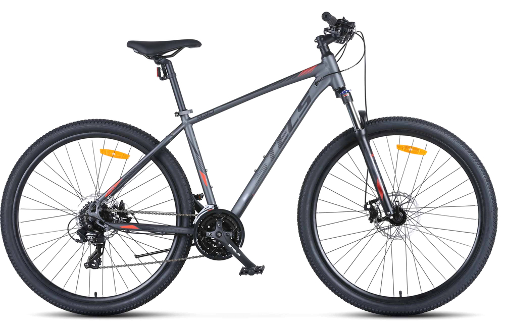 Велосипед 29" Stels Navigator-930 MD р.18.5" Антрацитовый/красный