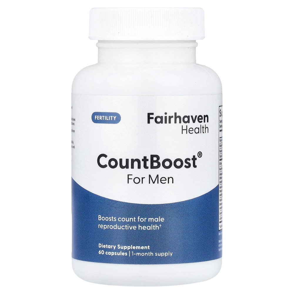 Fairhaven Health, CountBoost для мужчин, 60 капсул