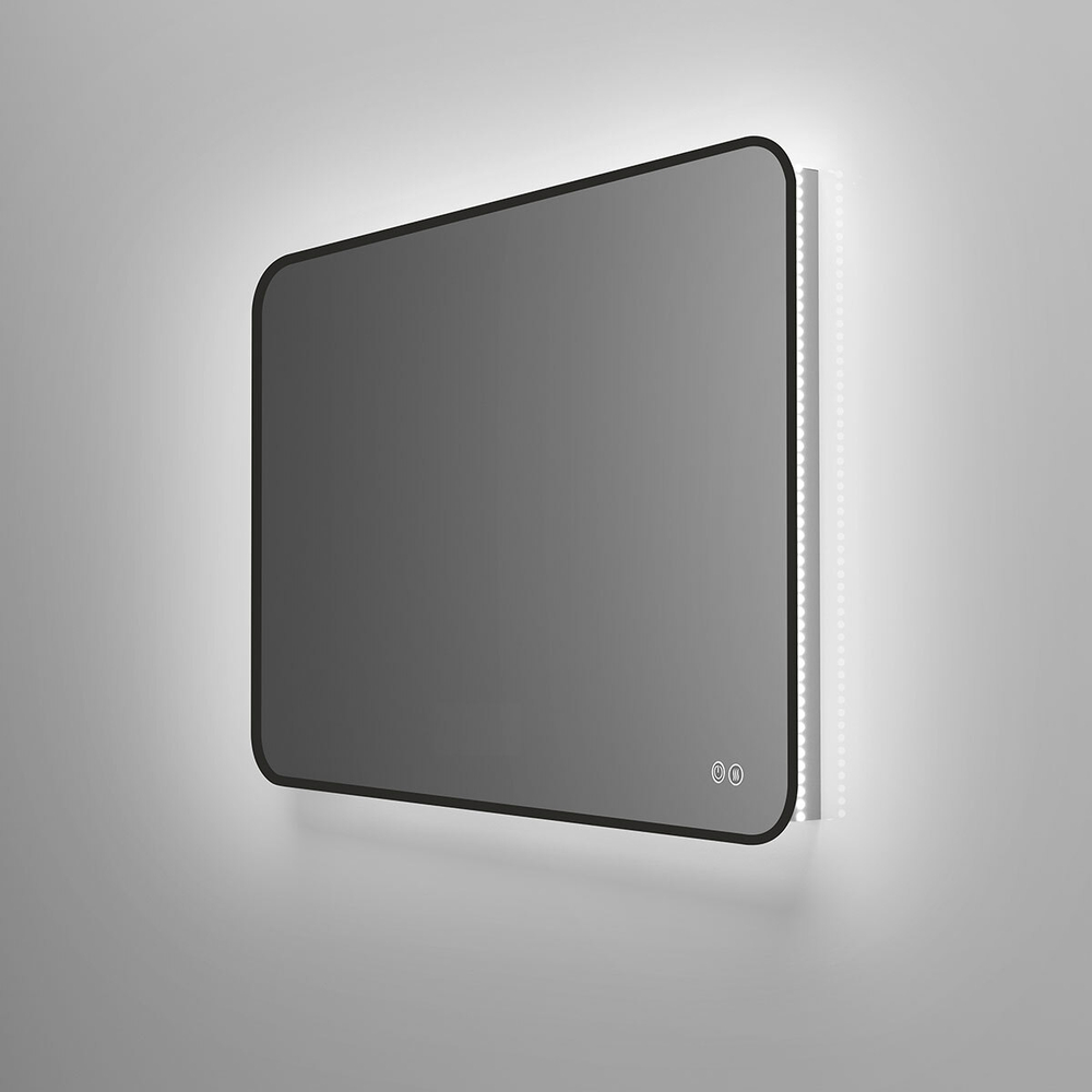 Зеркало с подсветкой VLM-3VC120B-2 1200х800 c сенсорным выключателем и диммером, антизапотевание,