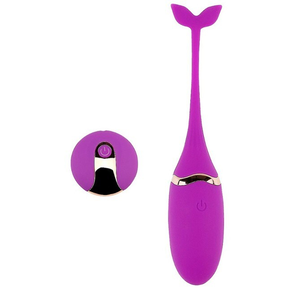 Фиолетовое виброяйцо с дистанционным управлением Wireless Remote Control Pussy Vibrator G-spot (Цвет: фиолетовый)