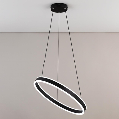 Citilux Дуэт CL719501 LED Люстра подвесная с пультом Чёрная