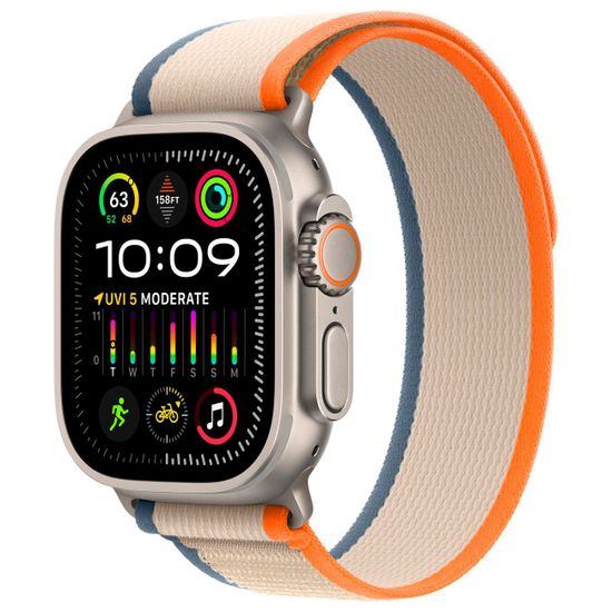 Умные часы Apple Watch Ultra 2 49mm Titanium Trail Loop Orange/Beige