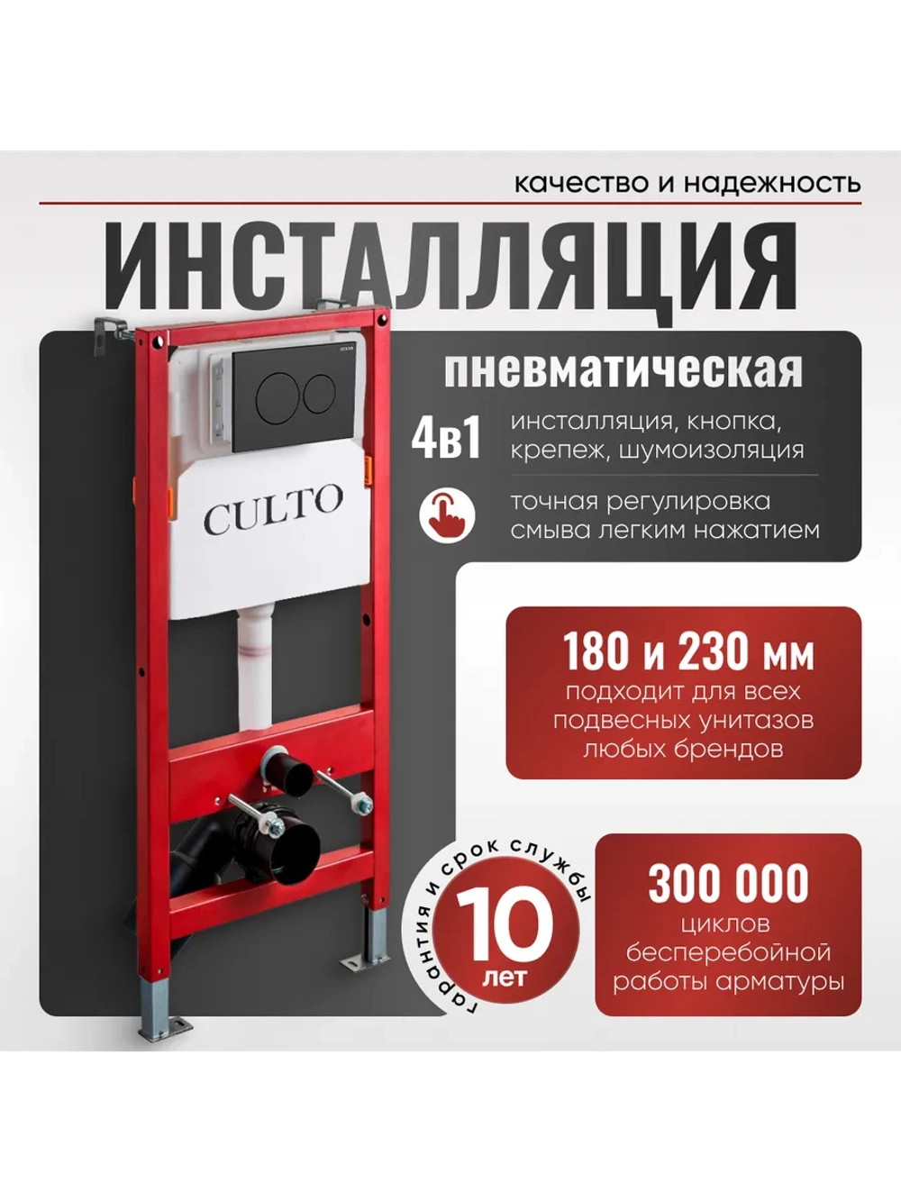 Панель смыва пневматическая