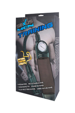 Вакуумная помпа с манометром и насадкой Sexus Men Training (20 см , черно-прозрачный) (Цвет: черно-прозрачный)