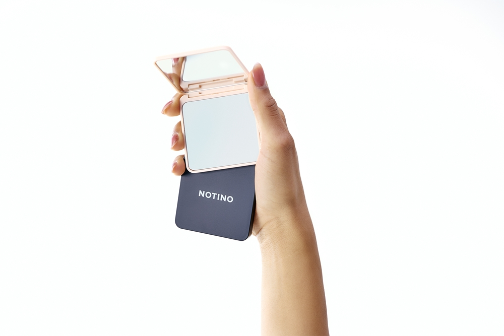 Notino Mirrors Magnifying Compact Mirror - Косметическое зеркало Beige, 1 szt.