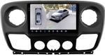 Магнитола для Renault Master 2010-2019 - FarCar BX10-360-9592F2 монитор 10.36" 2K QLED на Android 13, Быстрая, CarPlay, 4G SIM-слот, 4 камеры в комплекте