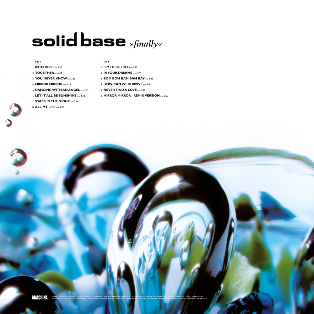 LP: Solid Base – «Finally» (1996/2026) [Limited Blue Vinyl]