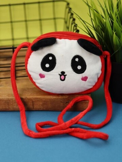 Сумочка плюшевая "Panda", white (10*12,5 см)