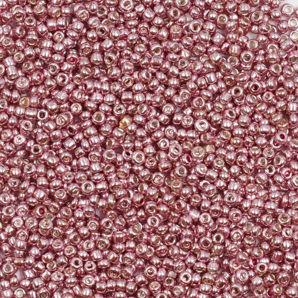 Бисер Astra&Craft 11/0 (2.1 мм), 200 г (10х20 г), цв. 1110 розовый/глянцевое покрытие