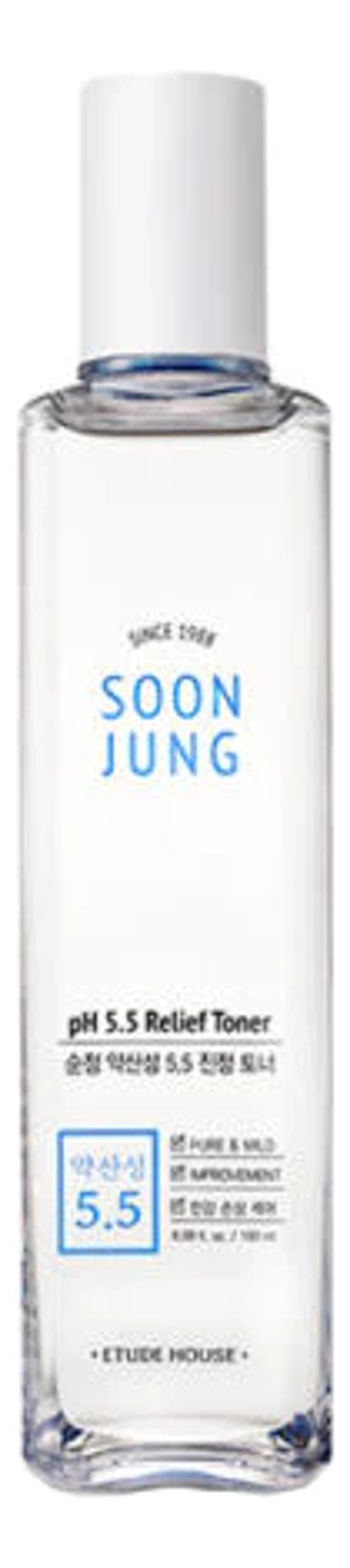 Etude House Тонер регенерирующий для чувствительной кожи - Soon jung pH 5.5 relief toner, 180мл