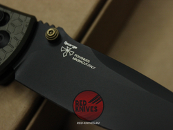 Нож FOX Knives FX-560 ANZU А+++ - рукоять хаки, клинок черный