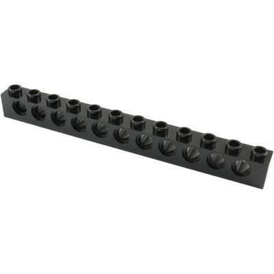 Lego Кирпич 1х12 R4,9 (черный) 389526