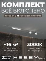 Комплект трековый Hesby Lighting Skylite No14 HSBL_kompl_S014_VI2W3K