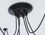 Подвесная люстра в стиле лофт TR8178/6 BK черный E27 max 40W D630*910