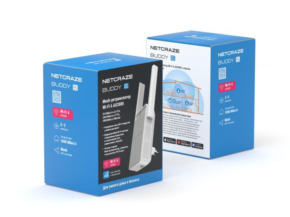 Mesh-ретранслятор Netcraze Buddy 6