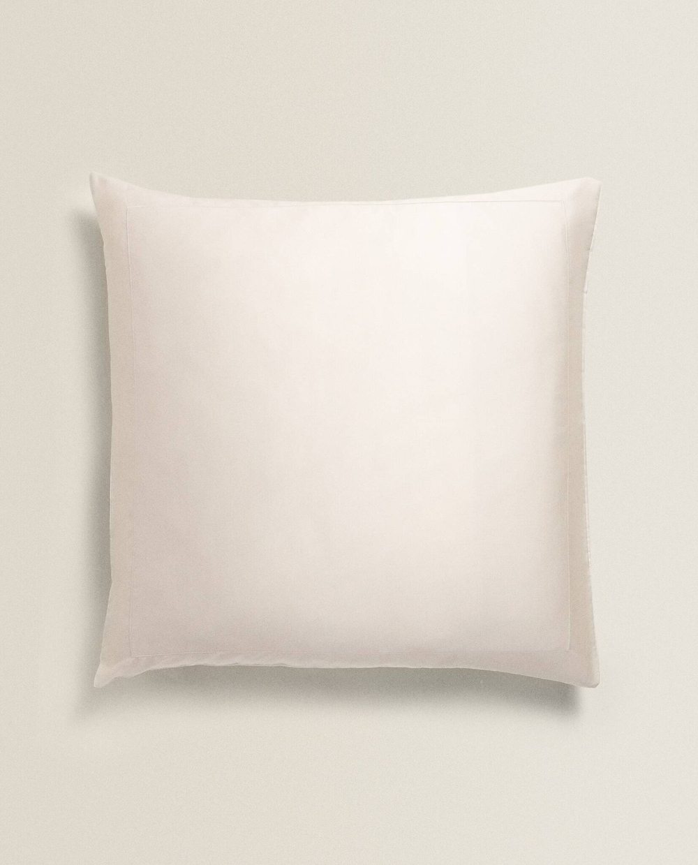 ZARA HOME (300 НИТЕЙ) НАВОЛОЧКА ИЗ ХЛОПКА, БЕЖЕВЫЙ