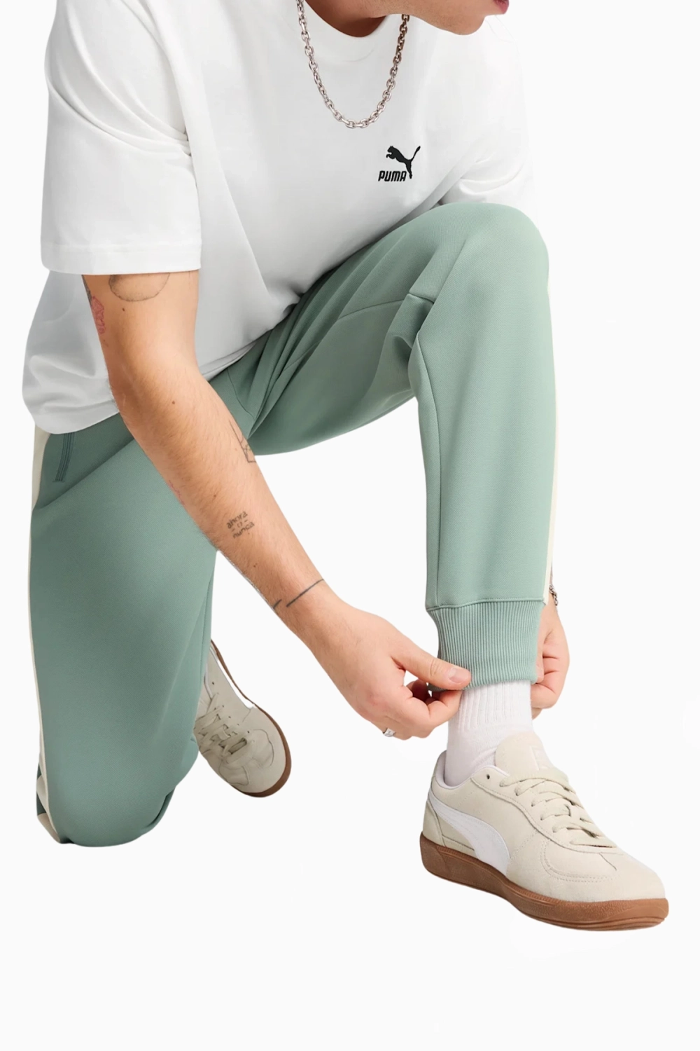 Штаны Puma T7 Always On - зеленый