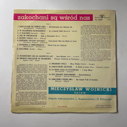 Винтажная виниловая пластинка LP Mieczyslaw Wojnicki Zakochani Sa Wsrod Nas (Польша 1973)