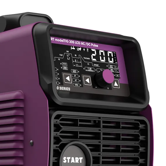 OSA START modelTIG 205 LCD AC/DC TIG PULSE Установка аргонодуговой сварки 3W205APL — полупрофессиональный аргонодуговой сварочный аппарат tig для монтажников, 205 А