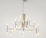 Pendant design lamp  THE LIGHT by Alma 36 lampshades (White)