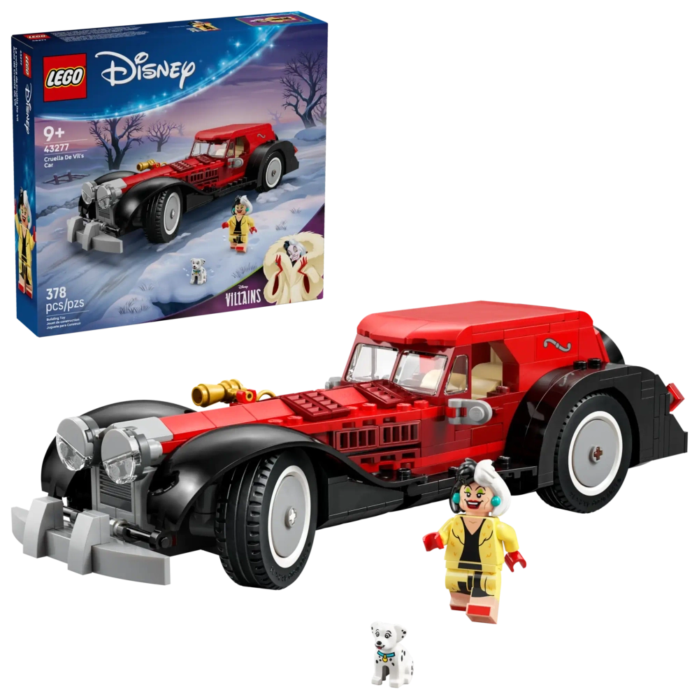 Конструктор LEGO Disney 43277 Машина Круэллы Де Виль