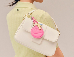 Брелок Lacoste Tennis Racket Mirror L Charms Key Ring — розовый