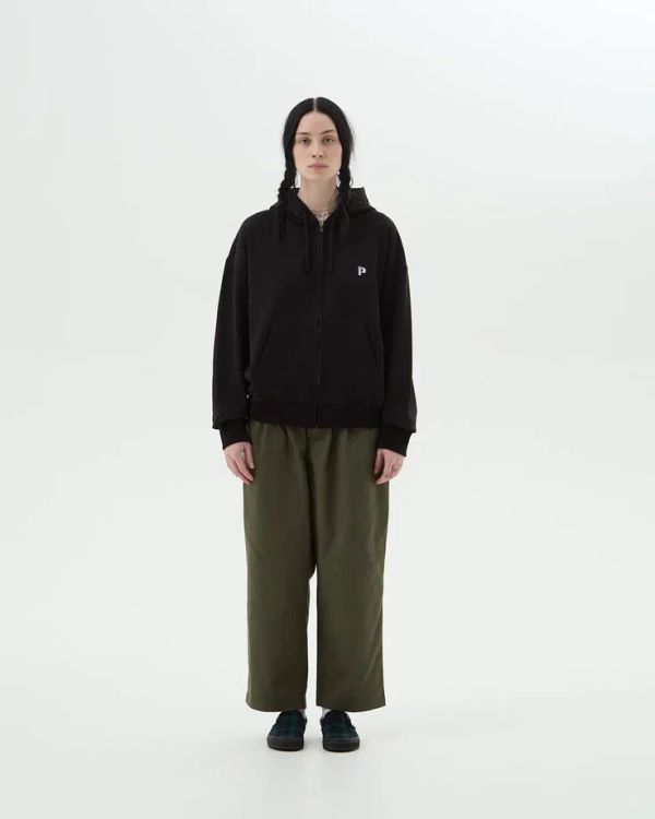 Худи Zip P Logo LW черное - фото 2