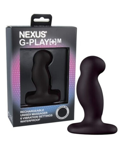 Вибро-стимулятор простаты и G-точки Nexus G-Play Plus Black M (Цвет: черный)