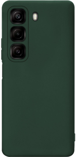 Мягкий Soft Touch чехол из силикона для INFINIX HOT 50 4G (не 5G / PRO!) с бархатной подкладкой