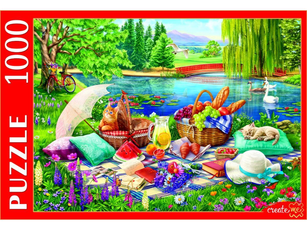 Пазл 1000эл. "Пикник у воды" Ф1000-2701
