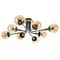 Потолочная люстра Oxford A2716PL-8BK Arte Lamp