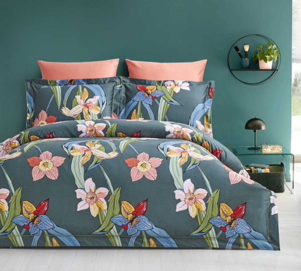 Постельное белье 2 спальное евро Arya home Eхclusive Evergreen