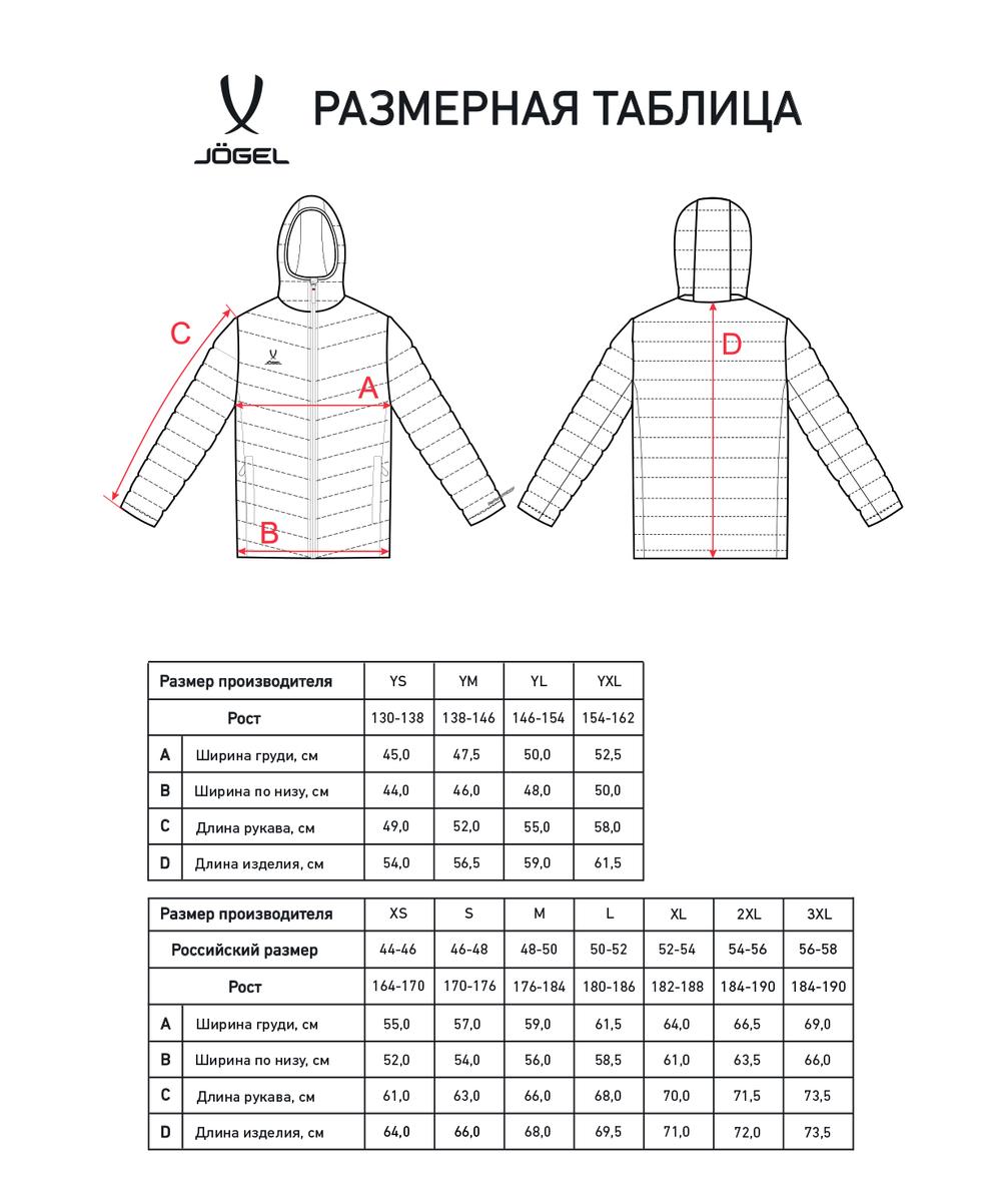 Куртка утепленная ESSENTIAL PerFormPROOF Light Padded Jacket, черный