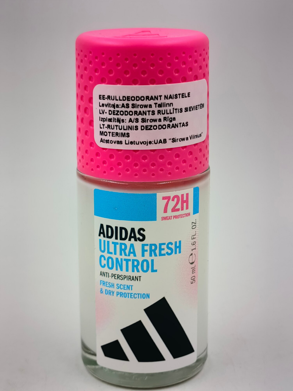 Антиперспирант шариковый женский Adidas Ultra Fresh  Control 72 часа, 50 мл (Испания)