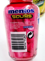 MENTOS Sours Кислый апельсин, лимон, клубника набор освежающих пастилок с витамином С (3 шт. по 49 г) 147 г (Турция)