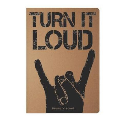 Тетрадь А5 40л. клетка "Turn it loud" (BrunoVisconti)