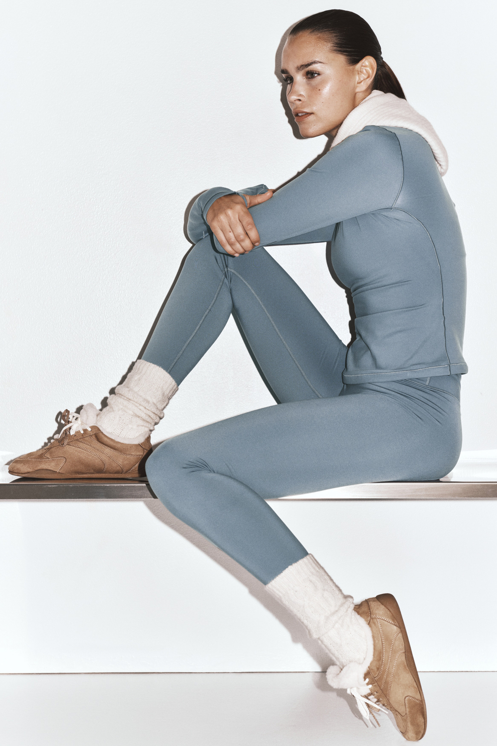 Утеплённые спортивные легинсы Fleece SoftMove™ - H&M