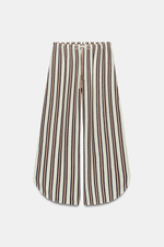 БРЮКИ ИЗ ФАКТУРНОЙ ТКАНИ С РАЗРЕЗАМИ — ZARA
