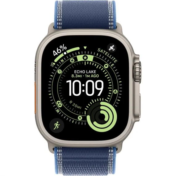 Умные часы Apple Watch Ultra 3 49 мм Natural Titanium Trail Loop Синий Blue/Bright Blue