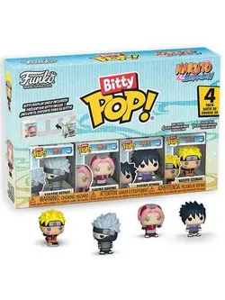 Funko Bitty POP! Naruto Shippuden (Kakashi + Sakura + Sasuke + Naruto) 4PK