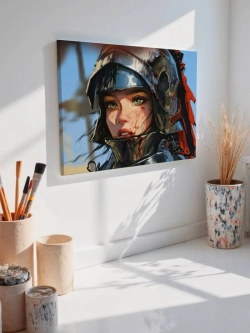 Картина на стену 40 X 50 Аниме девушка воин