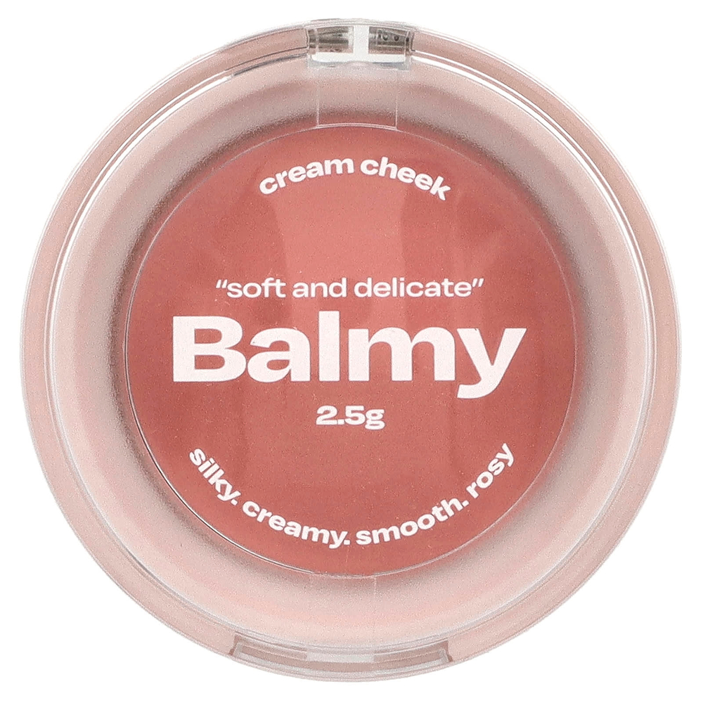 alternativestereo, Balmy Cream Cheek, бальзамический крем для щек, № 1, роза, 2,5 г (0,08 унции)
