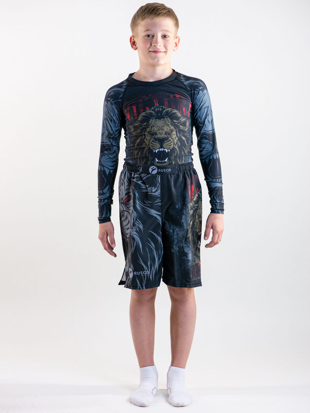 Рашгард для MMA Rusco Sport LION, детский