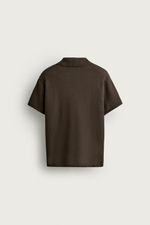 ПОЛО КЛАССИЧЕСКОГО КРОЯ С ПЕРФОРАЦИЕЙ — ZARA