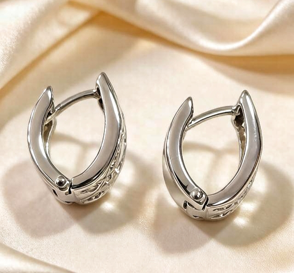 Ювелирные серьги из серебра 925 пробы