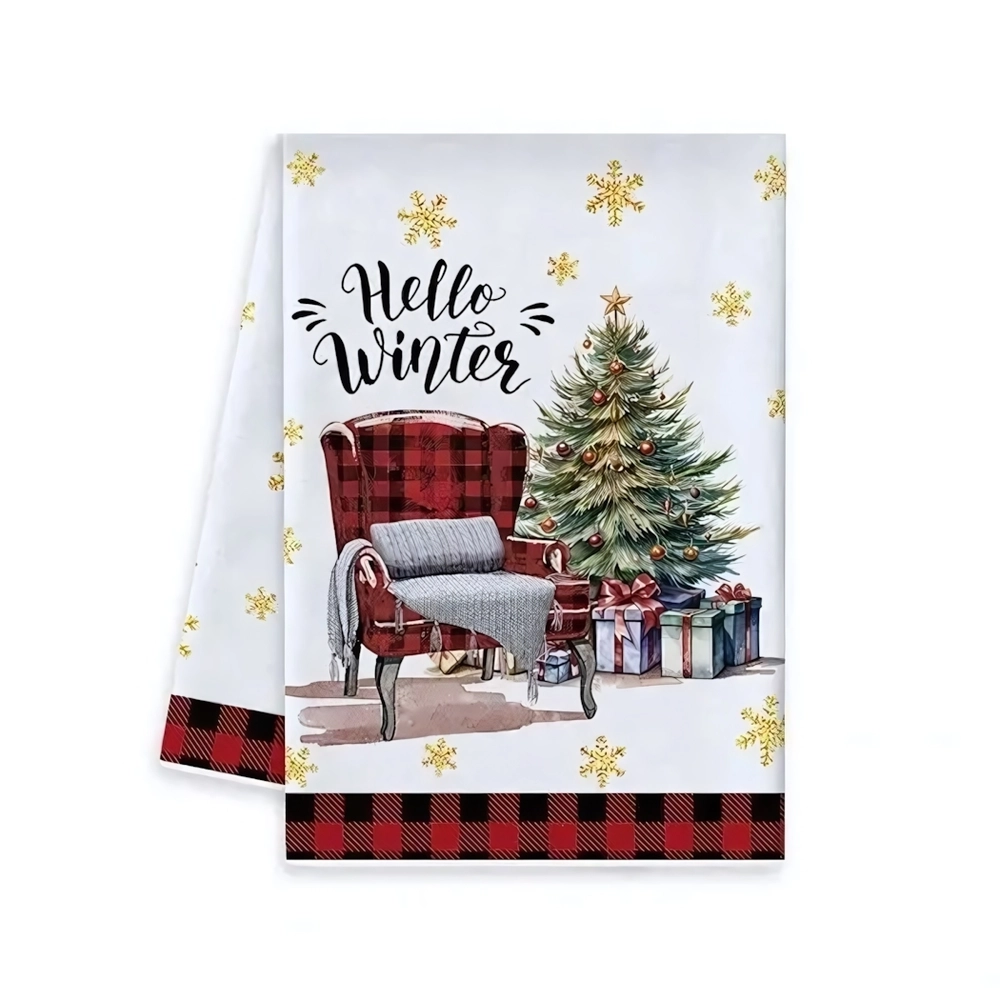 Полотенце кухонное «Wishes - Новогодний уют» 40*57 см, микрофибра 200 гр/м2