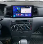 Магнитола для Toyota Corolla 120 2000-2007 (рамка черная с воздуховодами) - Teyes CC3-2K на Android 10, Быстрая, 2K QLED, CarPlay, 4G SIM-слот