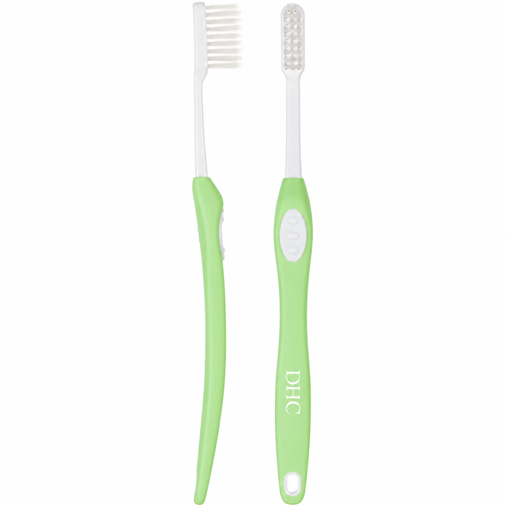 DHC Dental Brush Regular | Зубная щётка | Средняя жёсткость, зелёная упаковка | 1 шт.